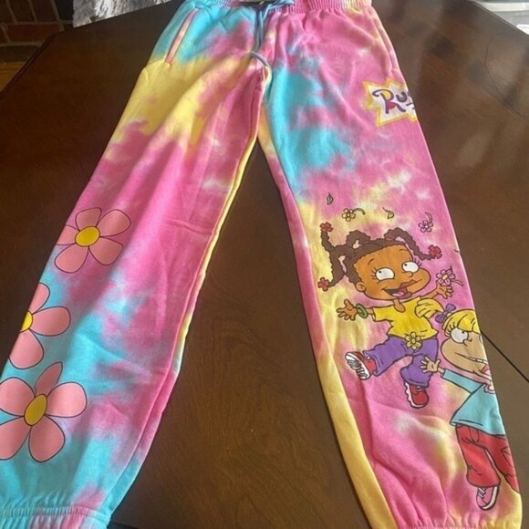 Rugrats Junior's Size S Pink Pull On Jogger Pants sweatpants unisex adult New - Picture 7 of 16